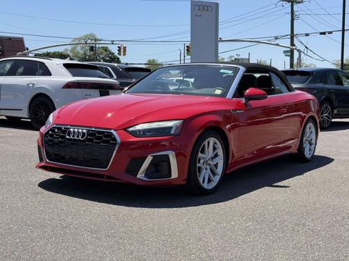 Tango Red Metallic/Black Roof 2023 Audi A5 S line Premium