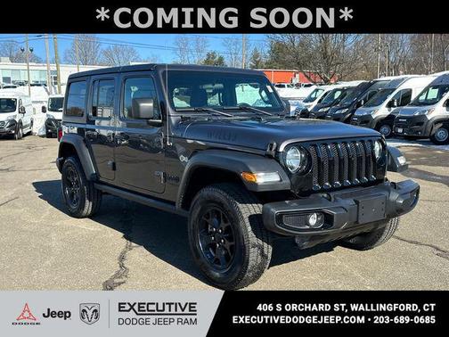 Granite Crystal Metallic Clearcoat 2022 Jeep Wrangler Unlimited Sport