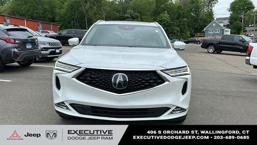 Platinum White Pearl 2022 Acura MDX Advance Package