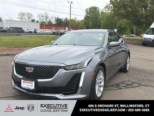 Satin Steel Metallic 2021 Cadillac CT5 Luxury RWD