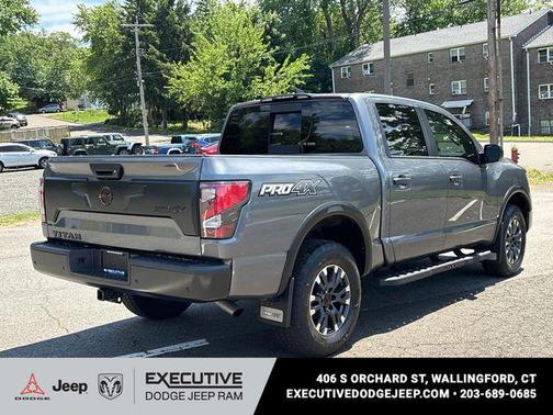 Gun Metallic 2023 Nissan Titan PRO-4X