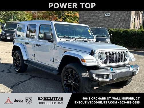 Silver Zynith Clearcoat 2024 Jeep Wrangler 4xe Sahara