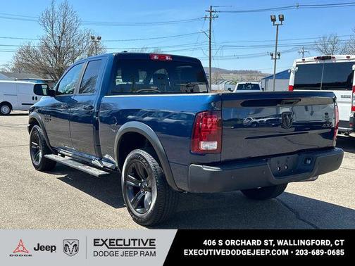 Patriot Blue Pearlcoat 2022 RAM 1500 Classic Warlock Quad Cab 4x4 6'4' Box