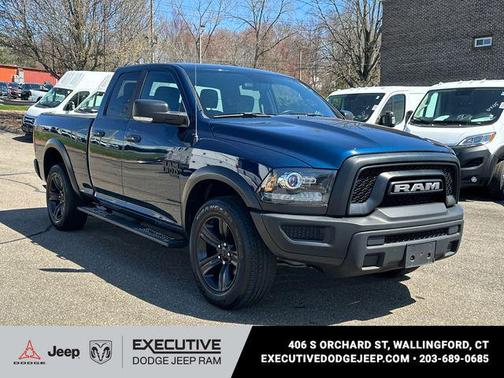 Patriot Blue Pearlcoat 2022 RAM 1500 Classic Warlock Quad Cab 4x4 6'4' Box