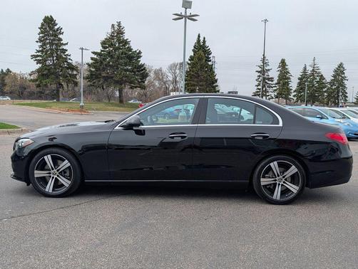Obsidian Black Metallic 2025 Mercedes-Benz C-Class C 300 4MATIC