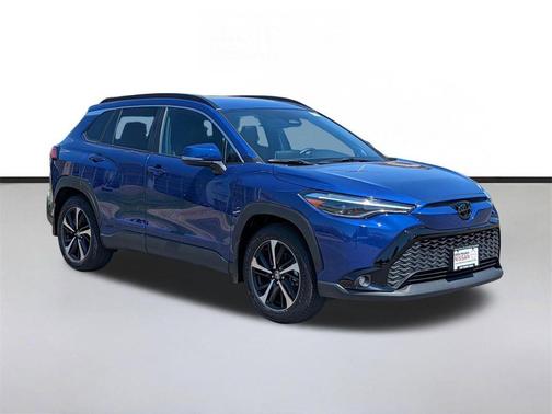 Blue Crush Metallic 2024 Toyota Corolla Hybrid SE