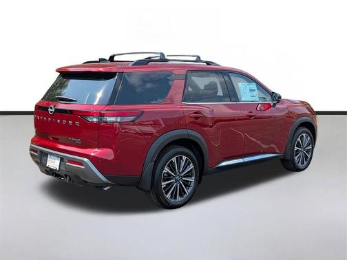 Scarlet 2026 Nissan Pathfinder Platinum