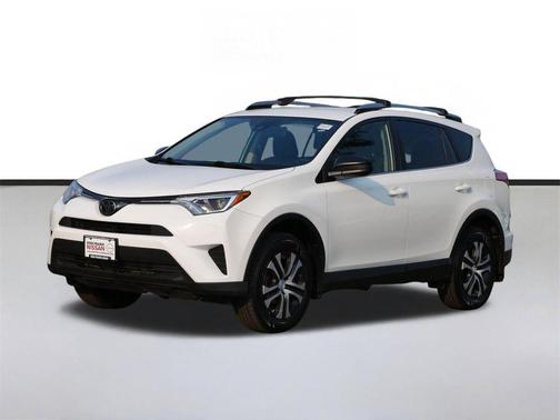 Super White 2017 Toyota RAV4 LE