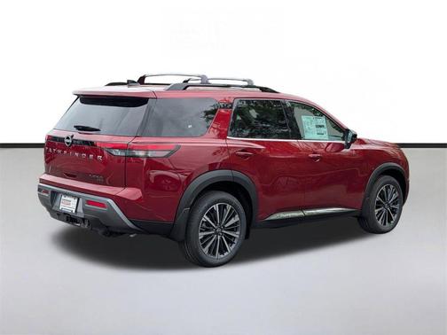 Scarlet 2026 Nissan Pathfinder Platinum