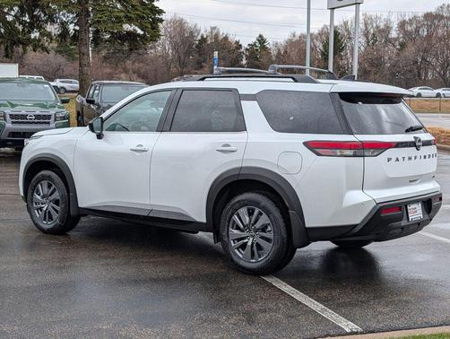 White 2026 Nissan Pathfinder SV
