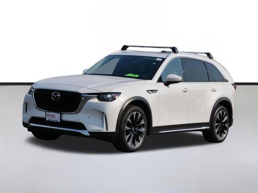 Rhodium White Premium 2024 Mazda CX-90 PHEV Premium