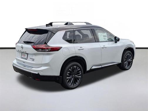 White / Black 2026 Nissan Rogue Platinum