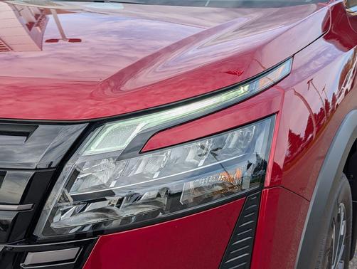 Scarlet 2026 Nissan Pathfinder Platinum