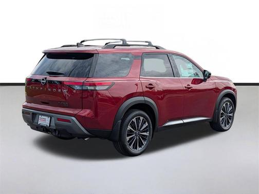 Scarlet 2026 Nissan Pathfinder Platinum