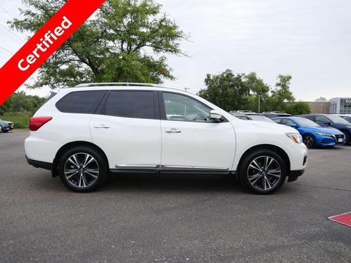 Pearl White 2020 Nissan Pathfinder Platinum 4WD