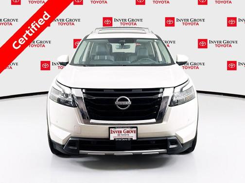Pearl White Tricoat 2024 Nissan Pathfinder Platinum 4WD