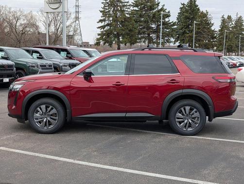 Scarlet 2026 Nissan Pathfinder SV