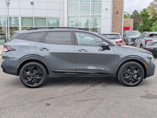 Gravity Gray 2025 Kia Sportage Plug-In Hybrid X-Line