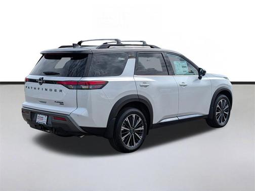 White / Black 2026 Nissan Pathfinder Platinum