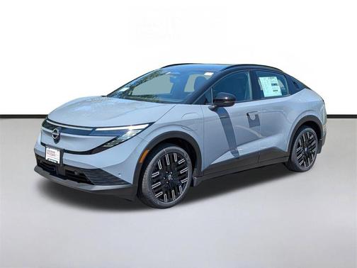 Grey 2026 Nissan Leaf PLATINUM+