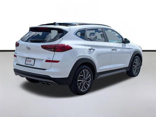 White Cream 2021 Hyundai TUCSON Ultimate