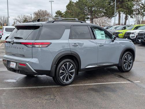 Grey 2026 Nissan Pathfinder Platinum