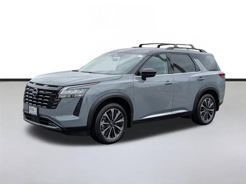 Grey 2026 Nissan Pathfinder Platinum