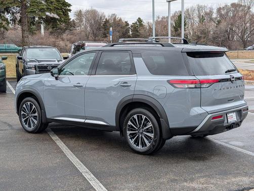 Grey 2026 Nissan Pathfinder Platinum