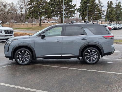 Grey 2026 Nissan Pathfinder Platinum