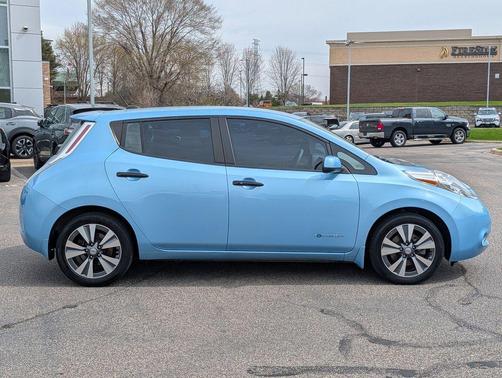 Morningsky Blue 2015 Nissan Leaf SV