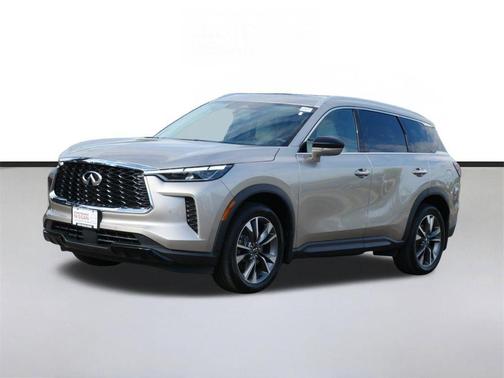Warm Titanium 2023 INFINITI QX60 Luxe