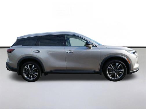 Warm Titanium 2023 INFINITI QX60 Luxe