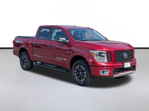 Cayenne Red Metallic 2019 Nissan Titan PRO-4X
