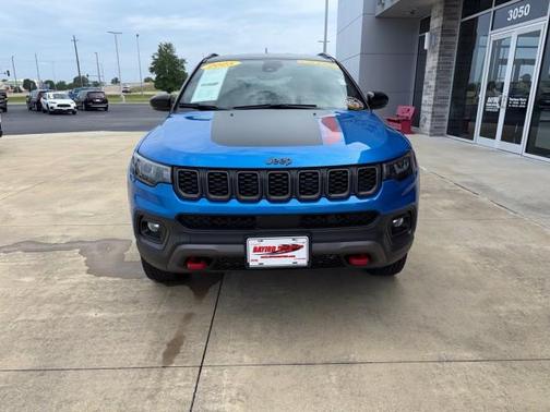 Blue 2025 Jeep Compass Trailhawk