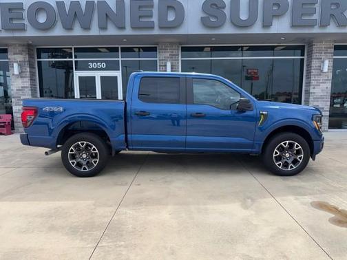 Blue 2024 Ford F-150 STX