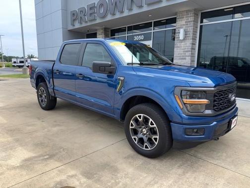 Blue 2024 Ford F-150 STX