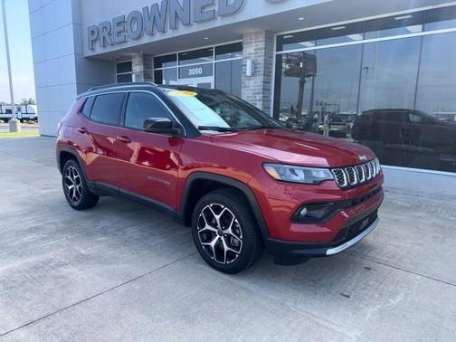 Red 2025 Jeep Compass Limited