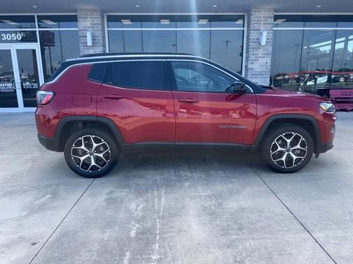 Red 2025 Jeep Compass Limited