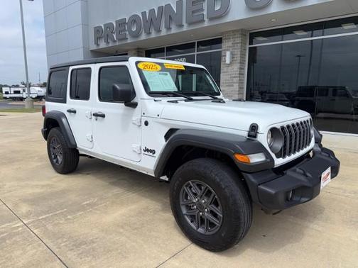 White 2025 Jeep Wrangler Sport