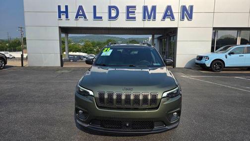 Olive Green Pearlcoat 2021 Jeep Cherokee Latitude Lux