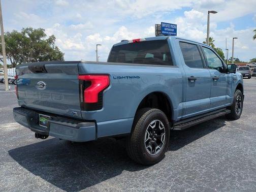 Azure Gray Metallic 2023 Ford F-150 Lightning XLT