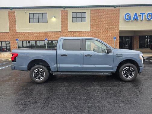 Azure Gray Metallic 2023 Ford F-150 Lightning XLT