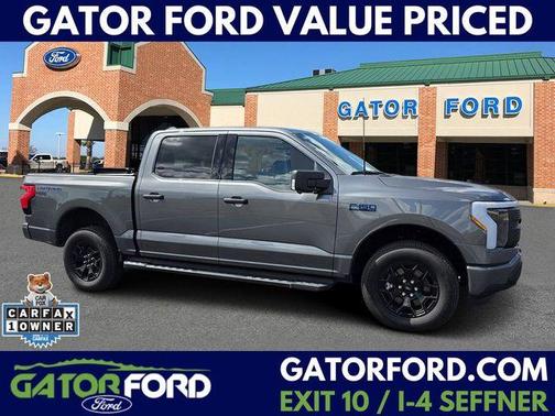 Gray Metallic 2025 Ford F-150 Lightning XLT