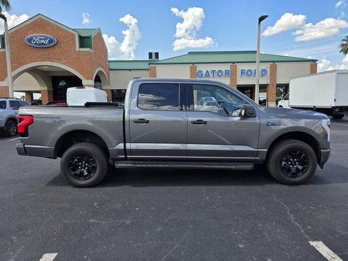 Gray Metallic 2025 Ford F-150 Lightning XLT