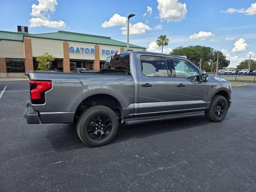 Gray Metallic 2025 Ford F-150 Lightning XLT