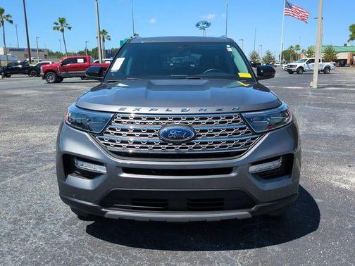 Gray Metallic 2022 Ford Explorer Limited