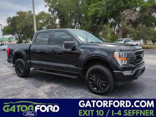 Agate Black Metallic 2021 Ford F-150 XLT