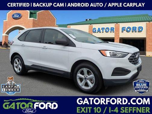 Oxford White 2021 Ford Edge SE