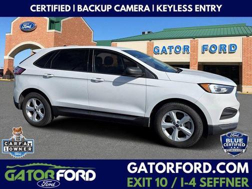Oxford White 2021 Ford Edge SE