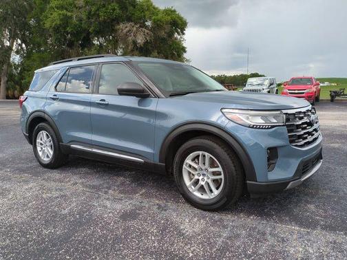 Vapor Blue 2025 Ford Explorer Active